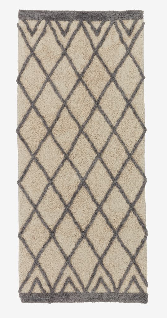 Rug PENGEURT 70x160 off-white/grey - JYSK