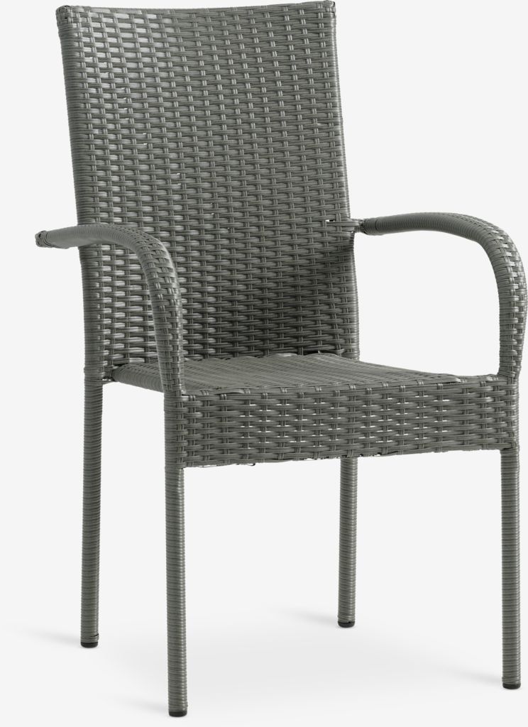 Stacking chair GUDHJEM grey - JYSK