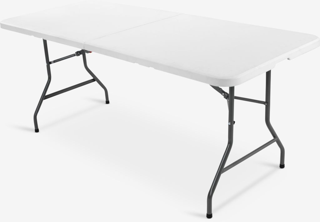 Folding table KULESKOG W75xL180 white - JYSK
