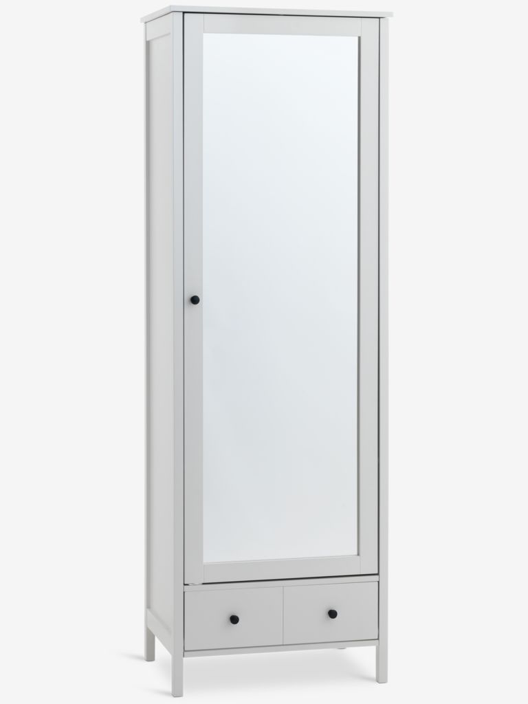 Hallway unit TERPET with mirror white - JYSK