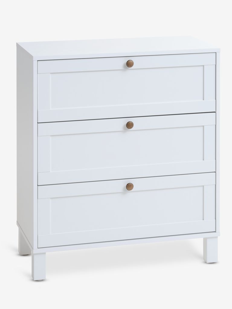 Cabinet SKALS 3 drawers white - JYSK