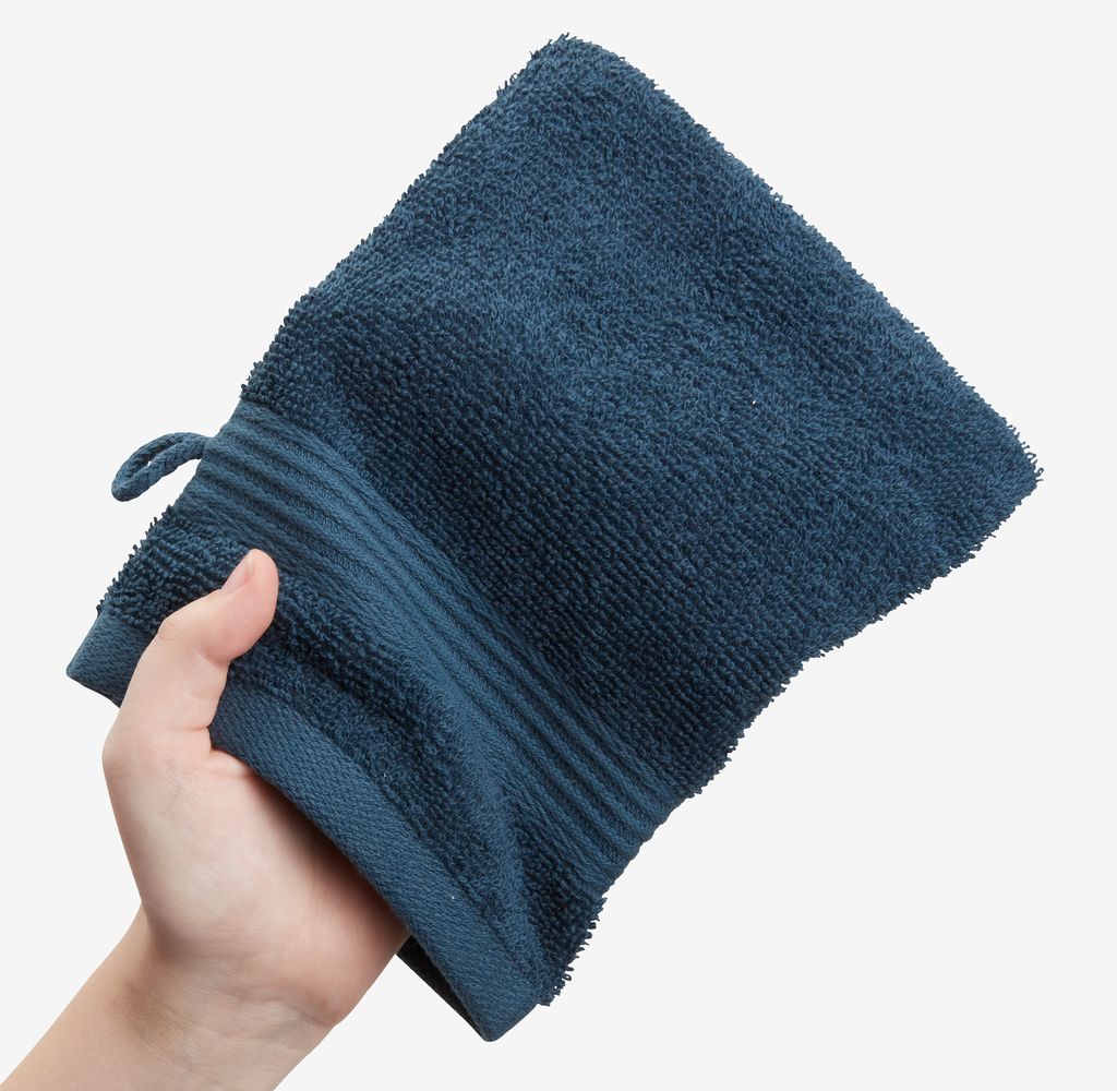 Wash glove KARLSTAD 15x20 navy - JYSK