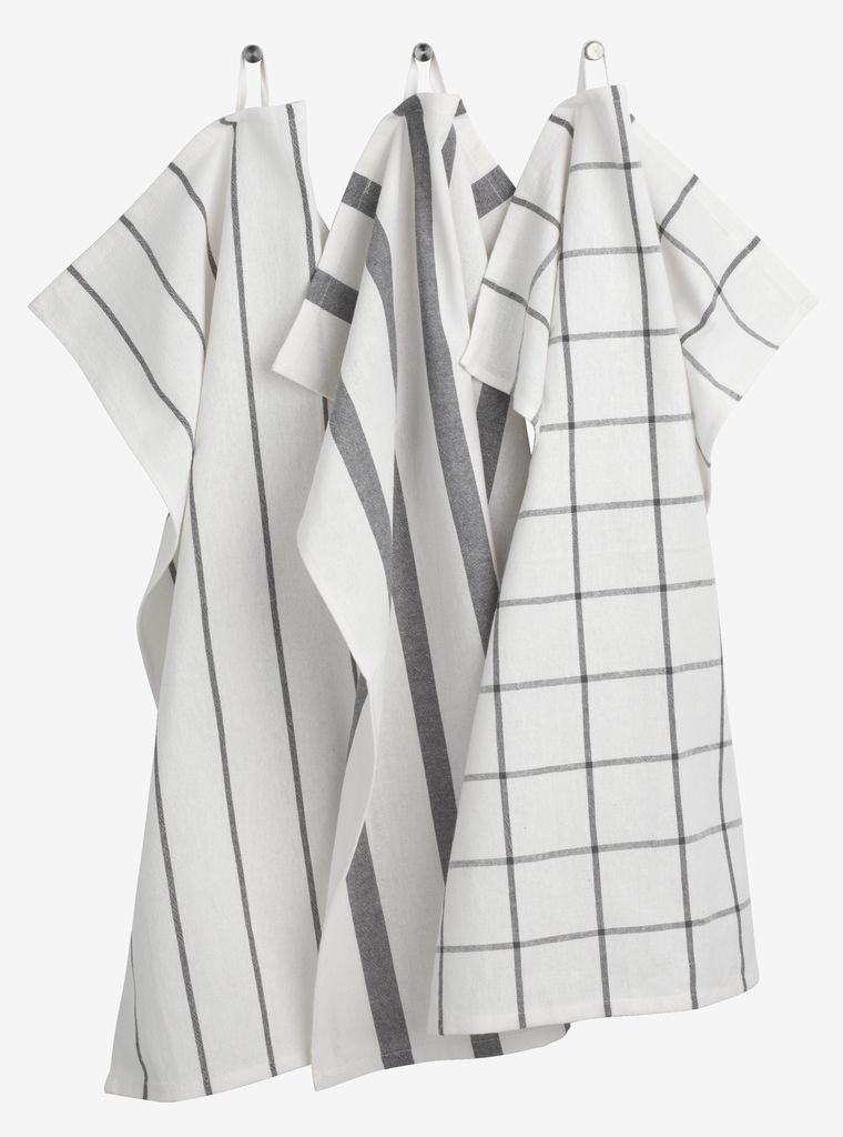 Tea towel FLEKKMURE 50x70 pack of 3 - JYSK