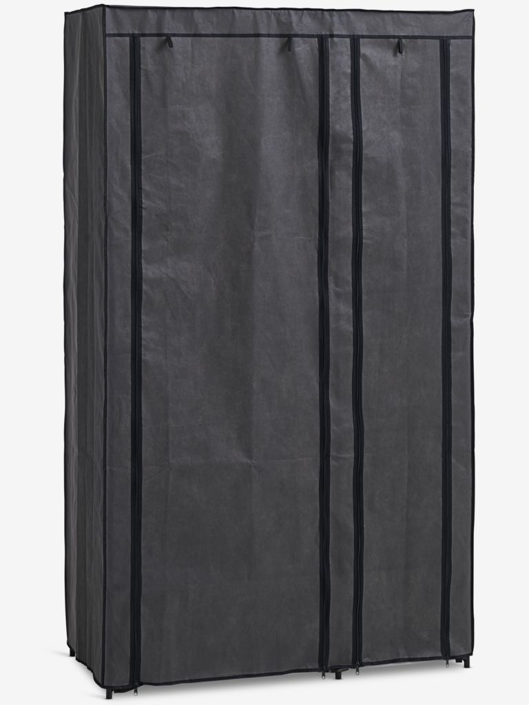 Wardrobe DAMHUS 100x174 dark grey - JYSK