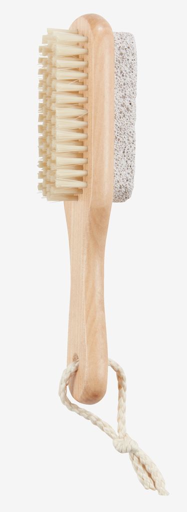 Nail brush w/peeling VALJE schima wood - JYSK