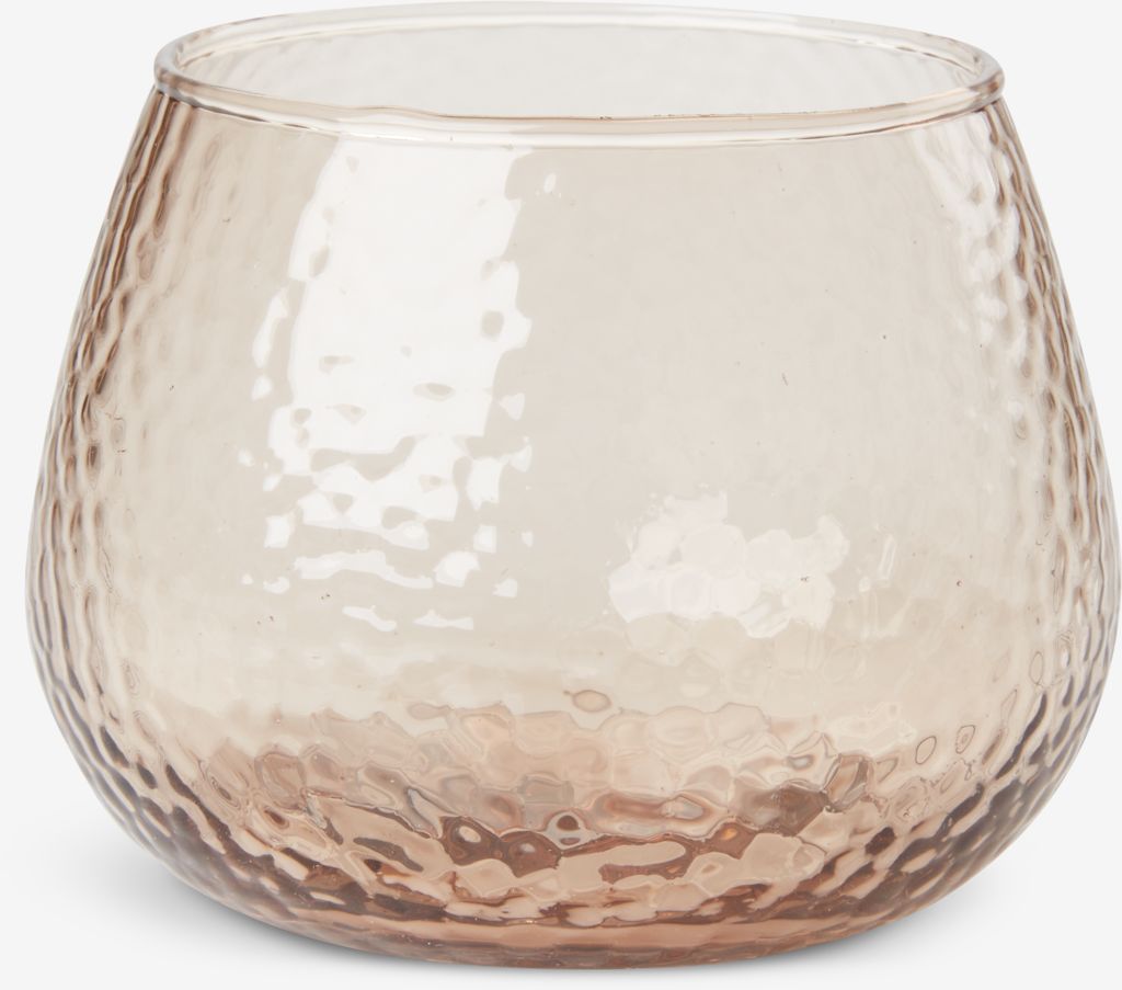 Tealight holder ALLAN D10xH8cm brown - JYSK