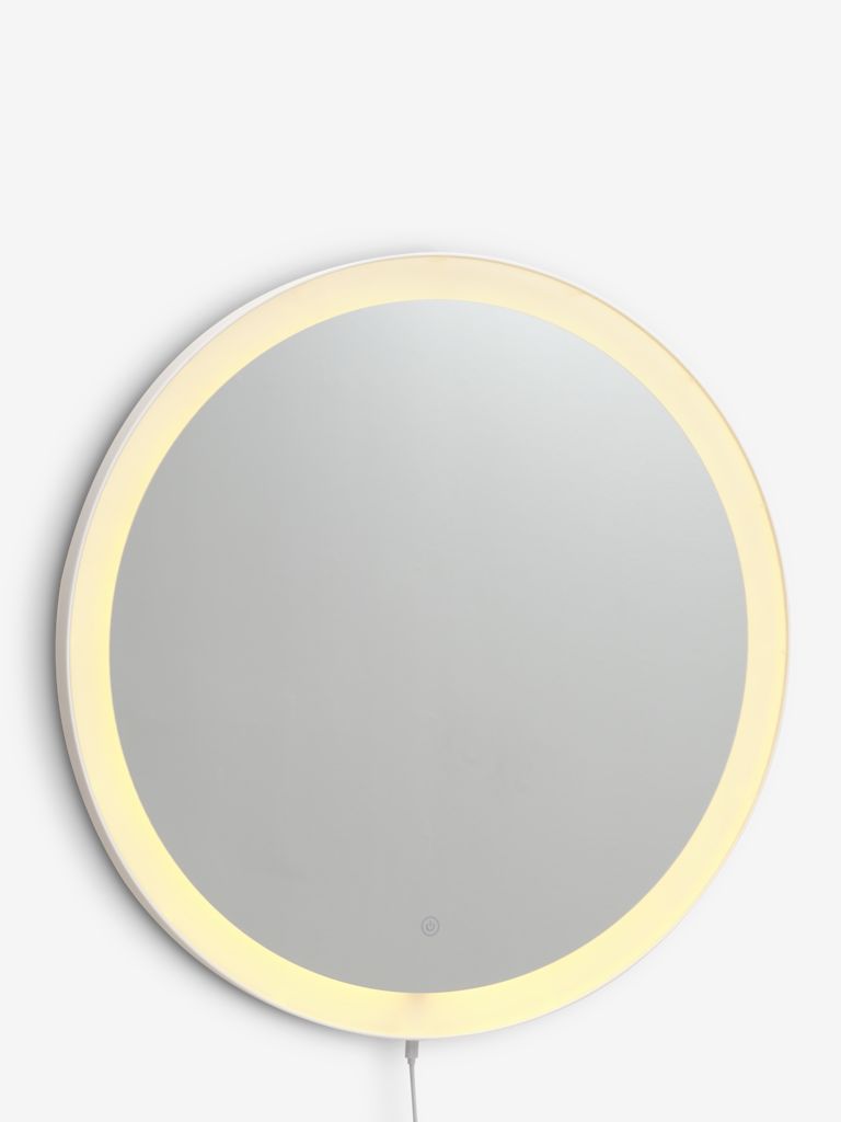 Mirror ORUP D55 with LED white - JYSK