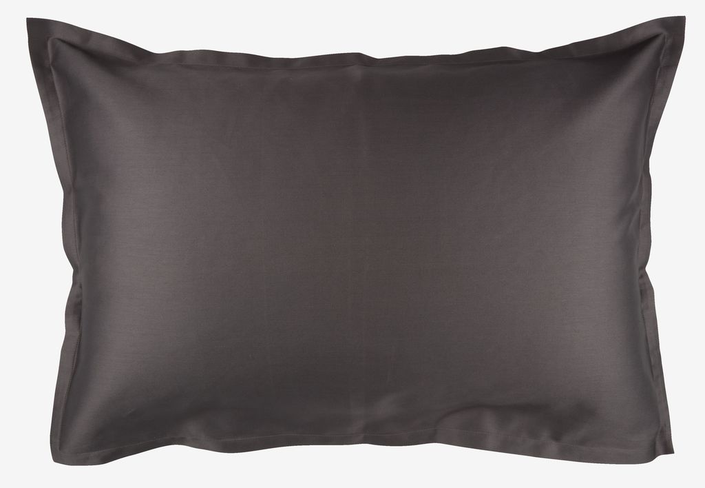 Sateen pillowcase SALLY 50x70/75 grey - JYSK