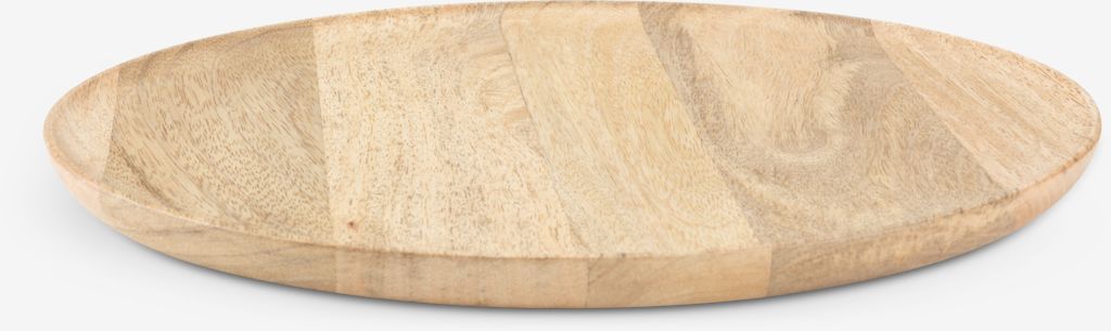 Decorative tray GERNER D30cm wood - JYSK