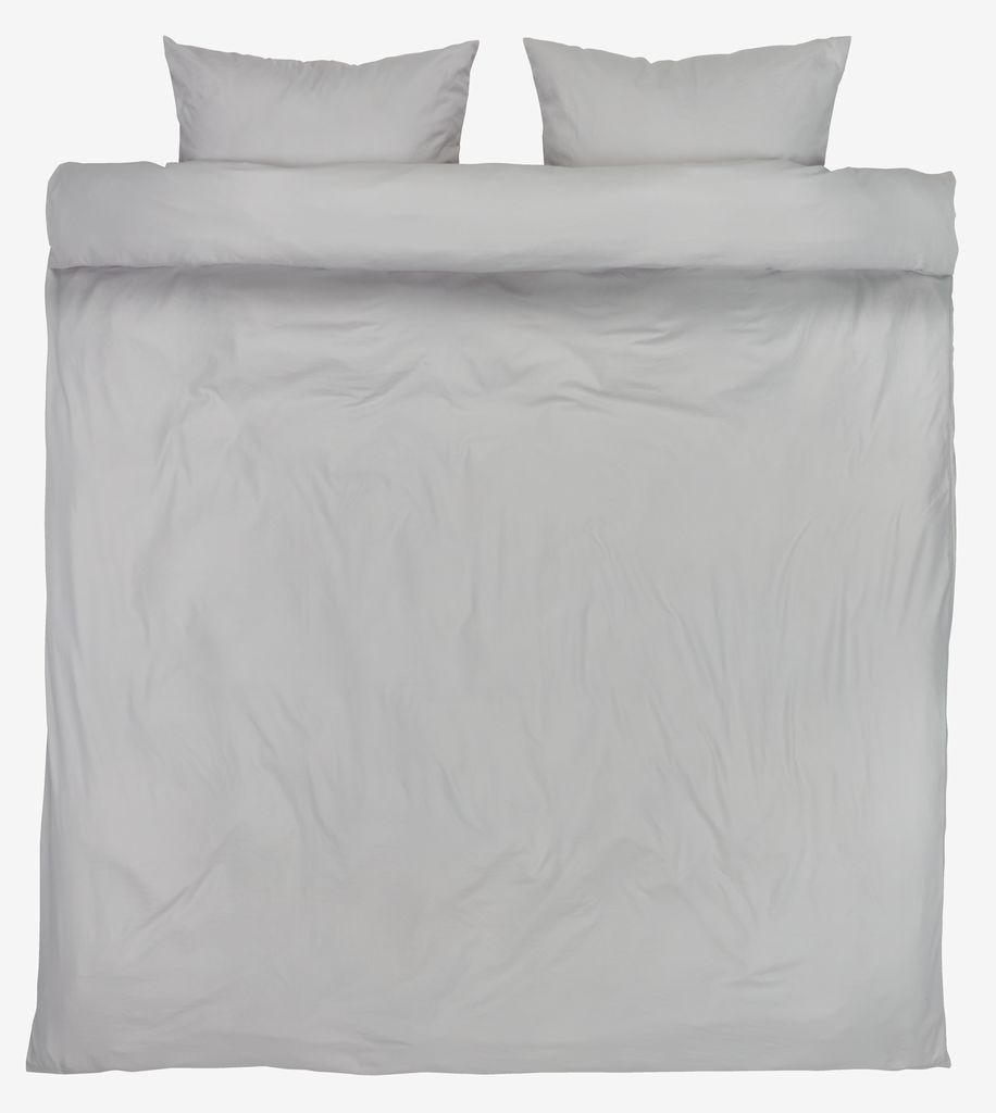 Duvet cover set KATE Micro Double grey - JYSK