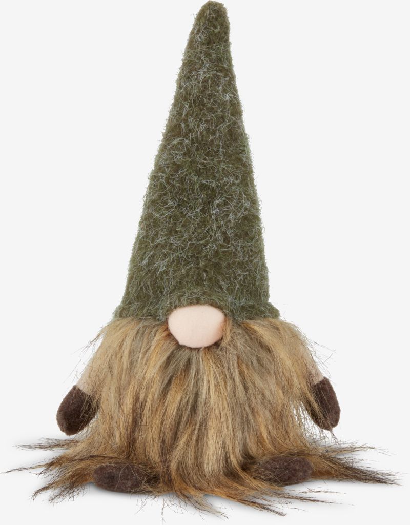 Christmas elf MUMIN W14xL9xH28cm brown and green - JYSK