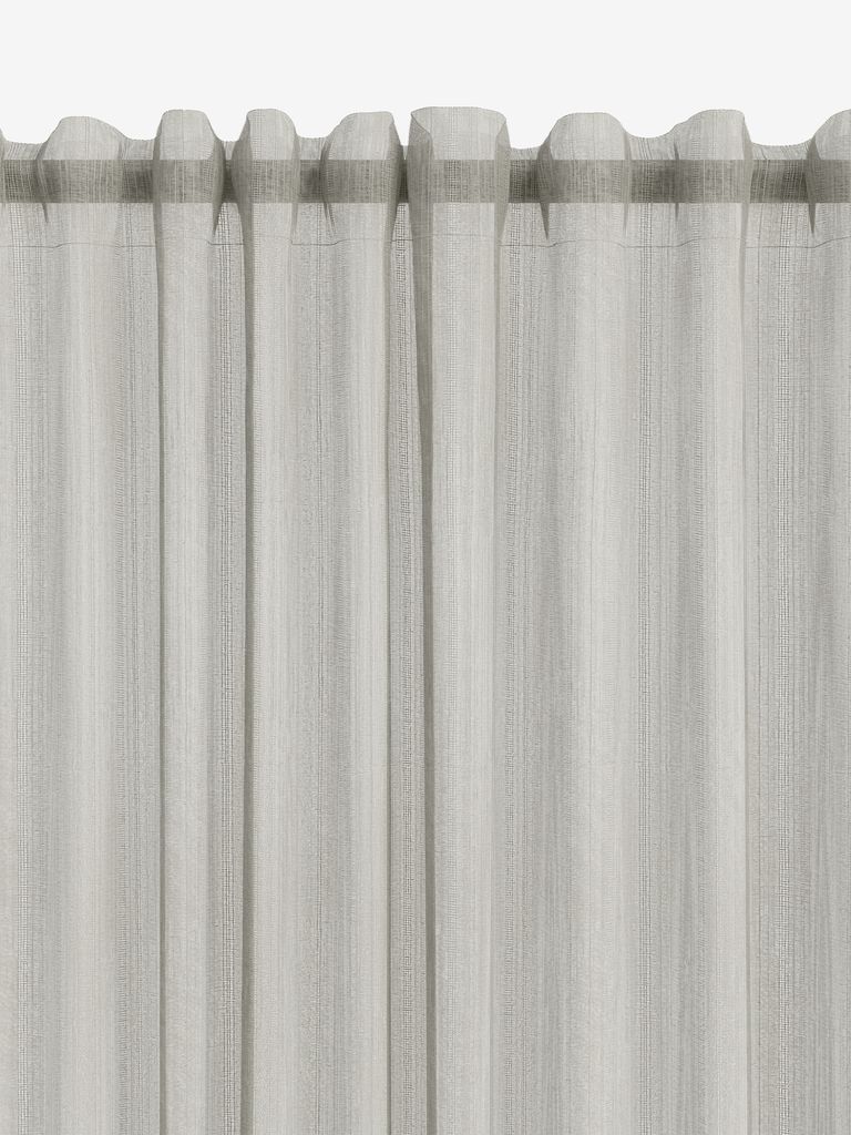 Curtain BASSHOLMEN 1x140x245 light grey - JYSK