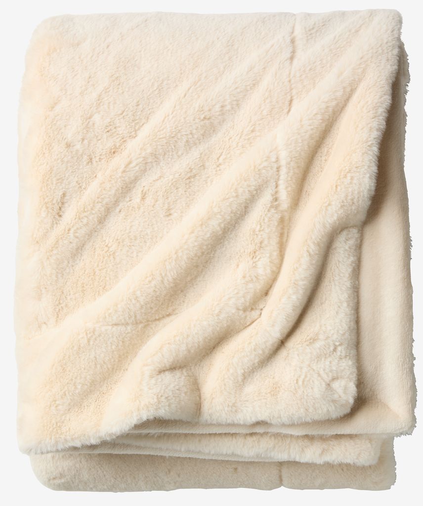 Throw KALKLOK 130x170 beige - JYSK