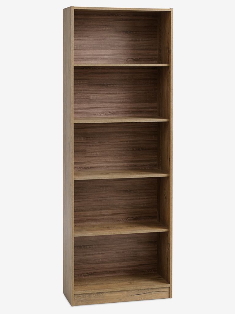Bookcase HORSENS 5 shelves wild oak - JYSK