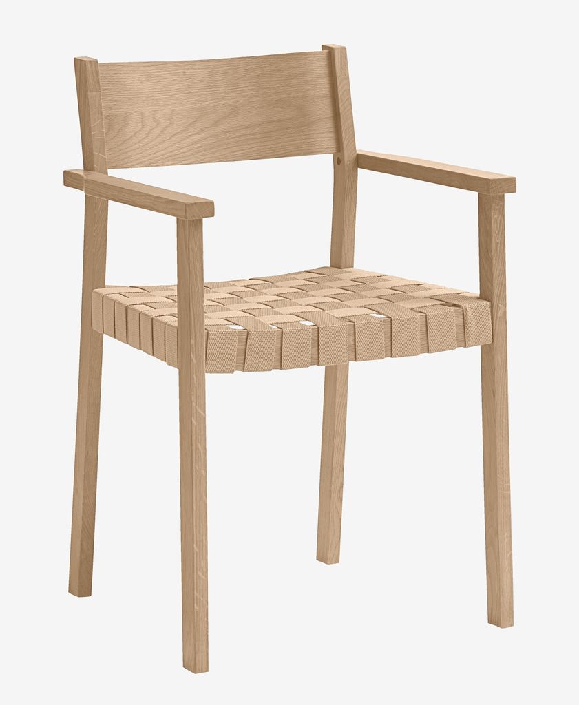 Dining chair VADEHAVET oak/natural - JYSK