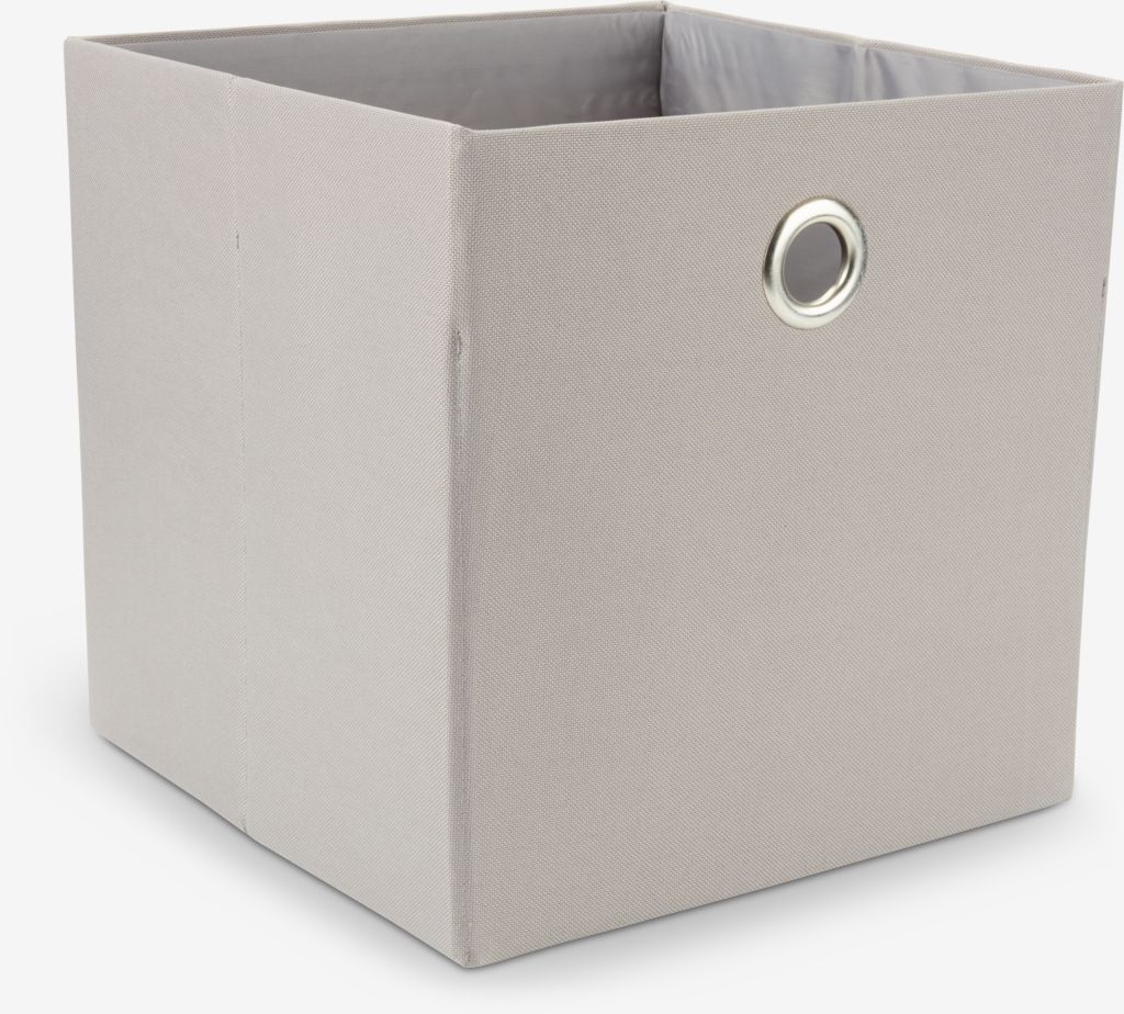 Basket GERVALD W30xL30xH30cm grey - JYSK