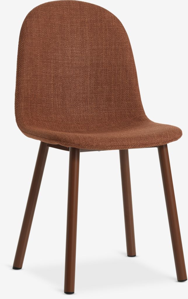 Dining chair EJSTRUP terracotta fabric - JYSK