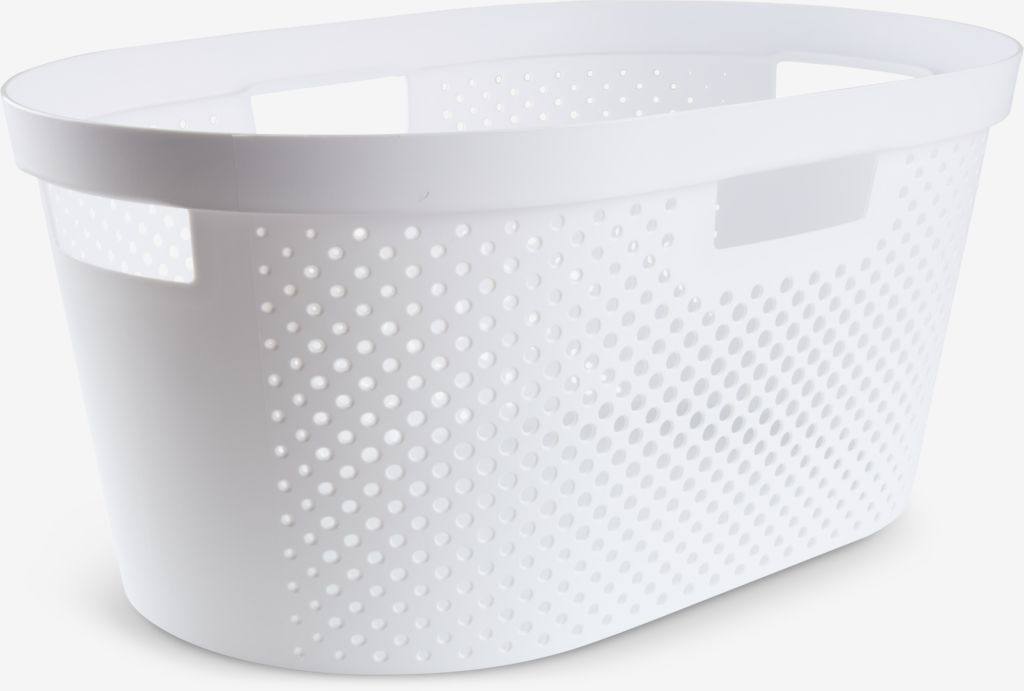 Laundry basket INFINITY W59xL38xH27cm white - JYSK
