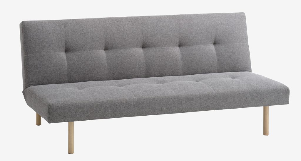Sofa bed HOLSTED grey fabric - JYSK