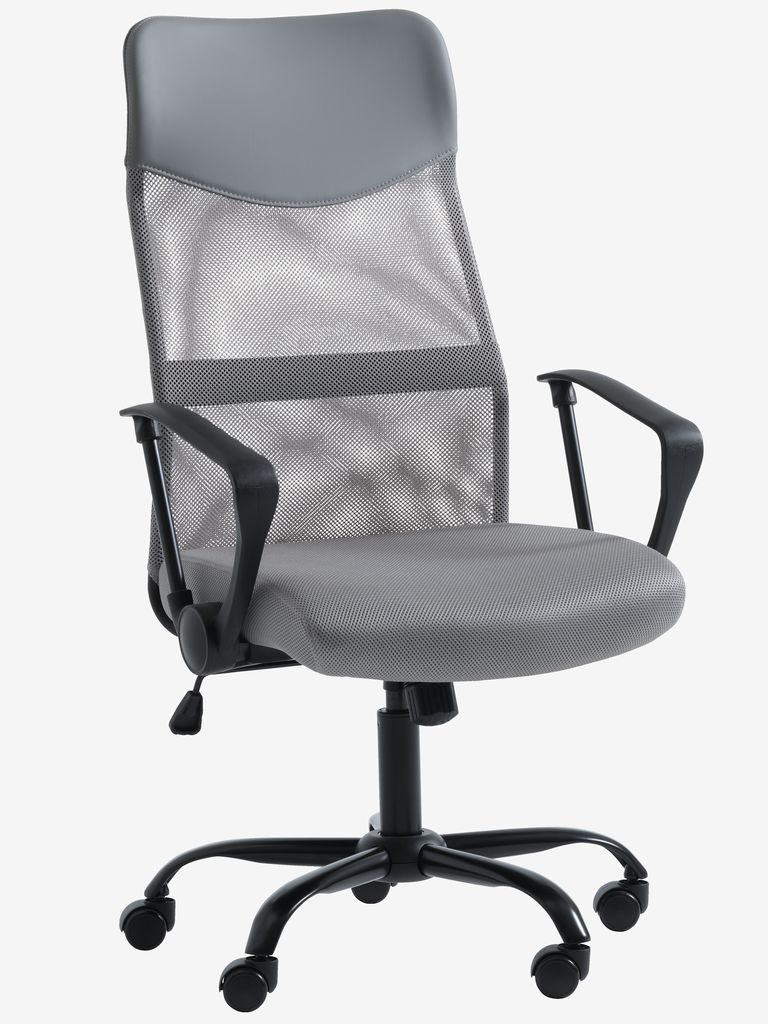 Office chair BILLUM grey mech/black - JYSK
