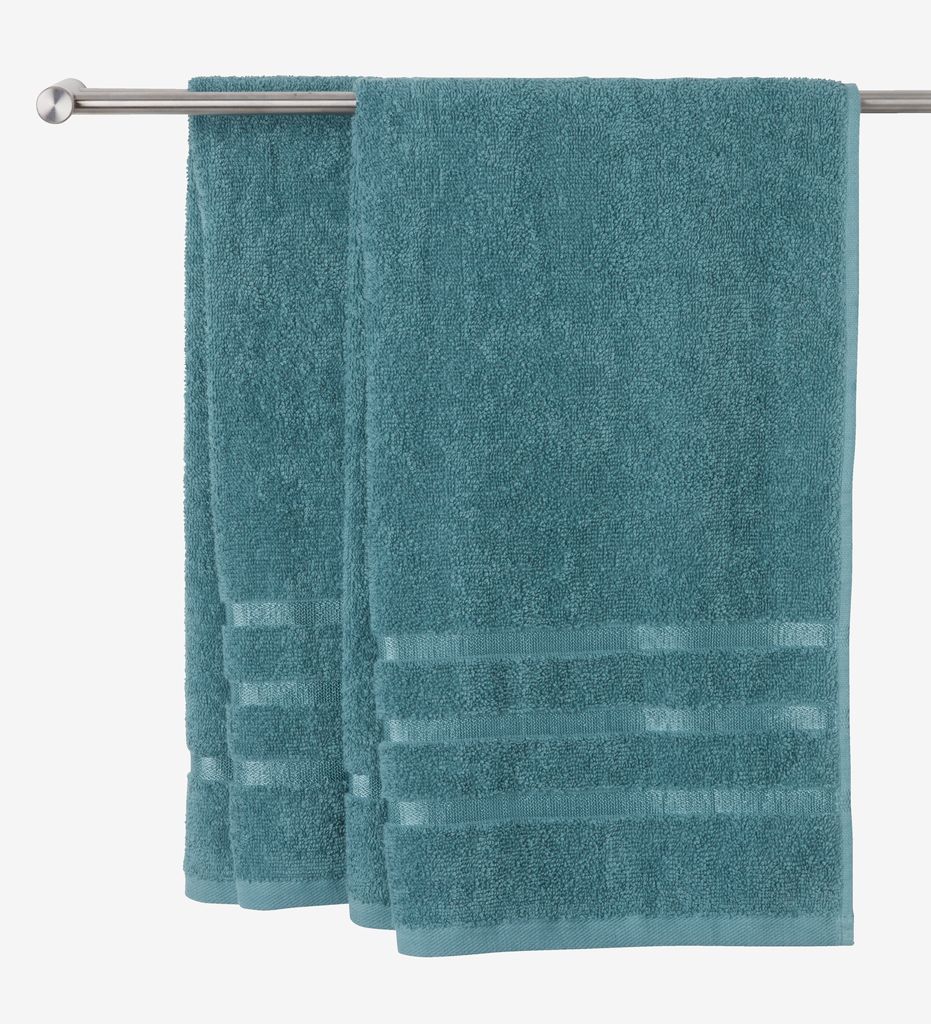 Hand towel YSBY 50x90 dusty blue - JYSK