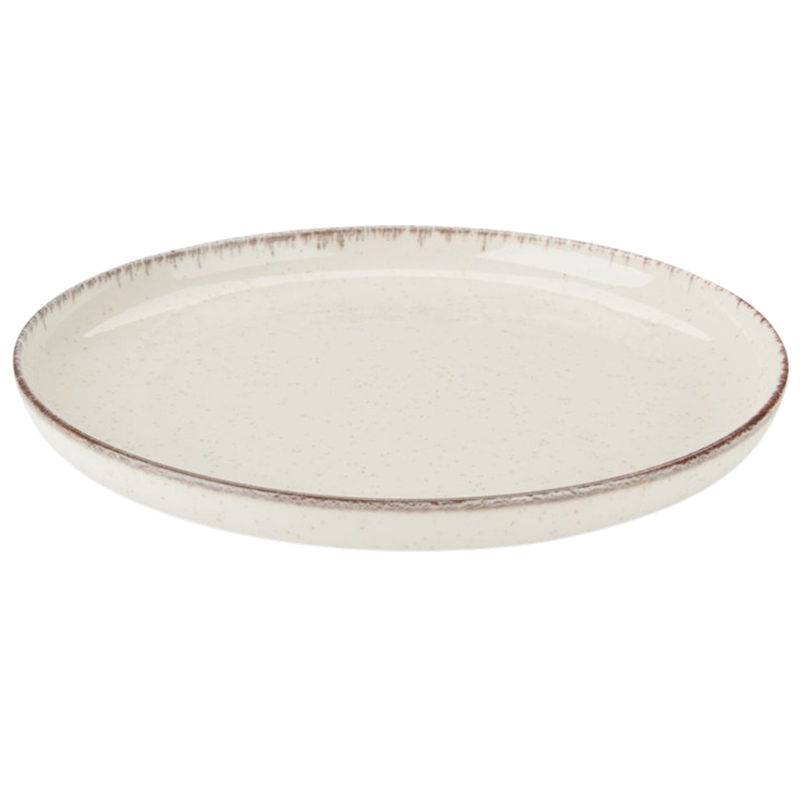 Plate FERDUS D19cm stoneware beige - JYSK