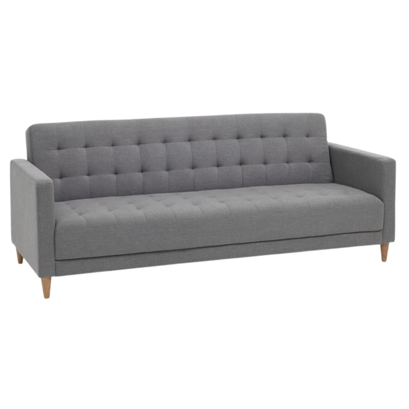 Sofa bed FALSLEV grey fabric - JYSK