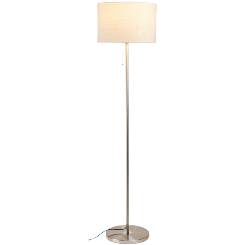 Kristof Floor Lamp H145cm Brushed Steel - JYSK