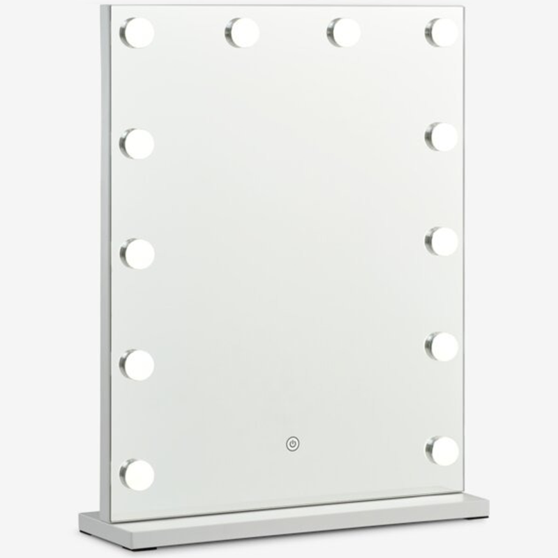 ENGLERUP Mirror with 12 Bulbs, White - JYSK