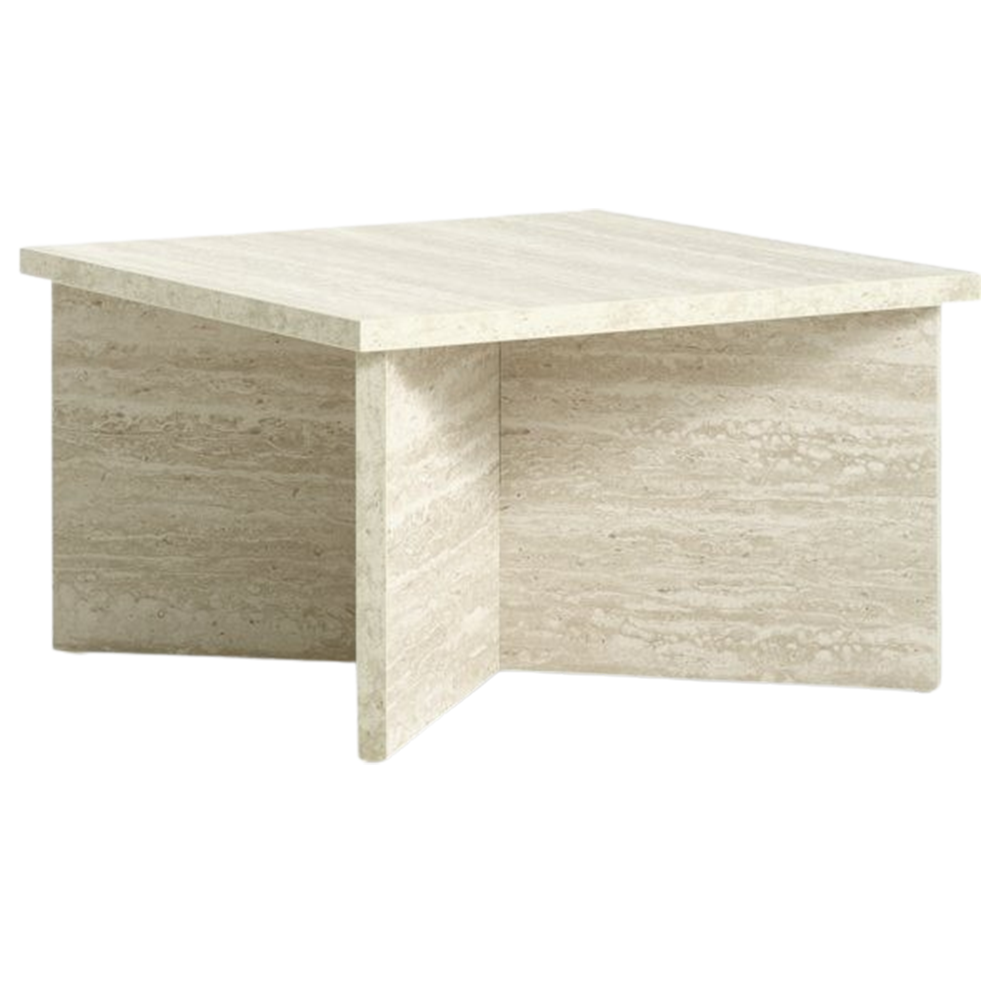 Coffee table GELSTED 60x60 travertine colour - JYSK